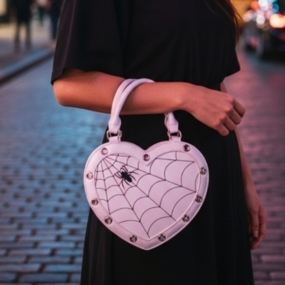 Y2K PRINCESS GRUNGE GOTH CROSSBODY BAG - NEW!